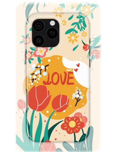 Joyful Affection | Coque de téléphone 3D 2en1 Ultra-résistante