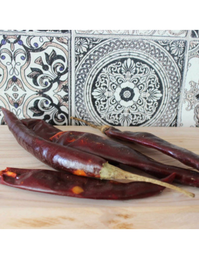 Piment Serrano - Piment entier et séché