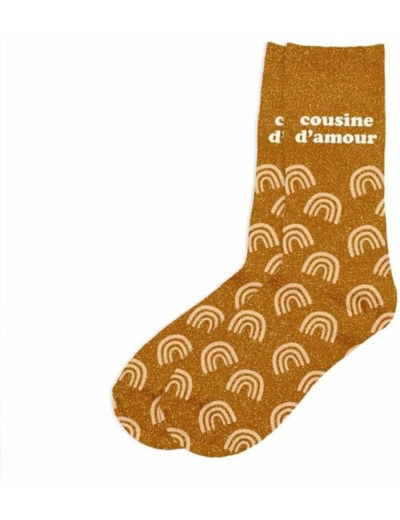 STC Chaussettes Pailletées Cousine D'Amour