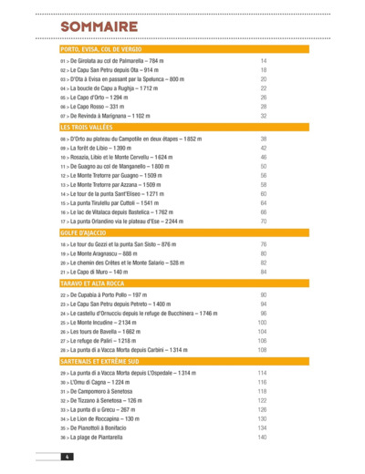 CORSE DU SUD, LES PLUS BELLES RANDONNEES
