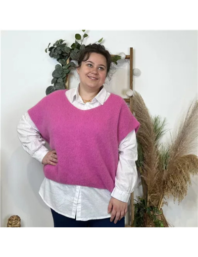 K523- Pull Mohair (Tu) 🇮🇹 (fuchsia)