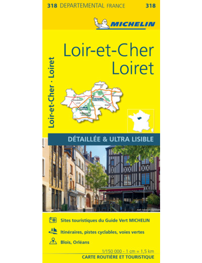 CARTE DEPARTEMENTALE LOIRET, LOIR-ET-CHER