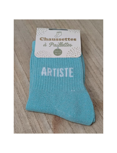 Stc Chaussettes à paillettes Artiste