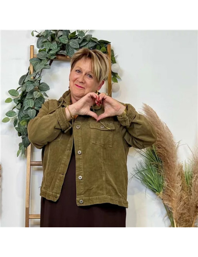 Z129- Veste Velour C'Melodie (GT) 🇮🇹 (camel)
