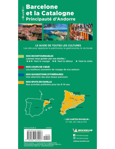 GUIDE VERT BARCELONE ET LA CATALOGNE - PRINCIPAUTE D'ANDORRE