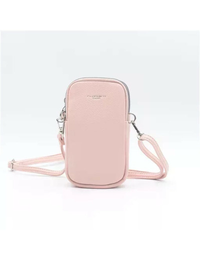 P420- Pochette Téléphone Flora & Co (rose pâle)