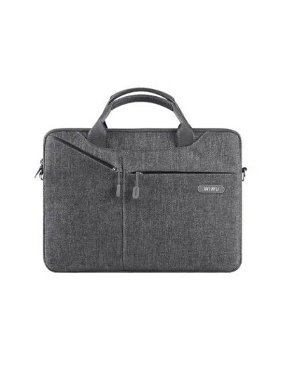 WiWU Walker Elite Sacoche Ordinateur 13,3" (Noir) et 15,6" (Gris)