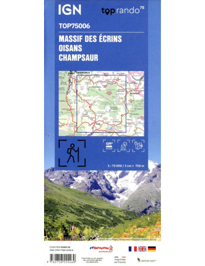 TOP75006 MASSIF DES ECRINS OISANS CHAMPSAUR