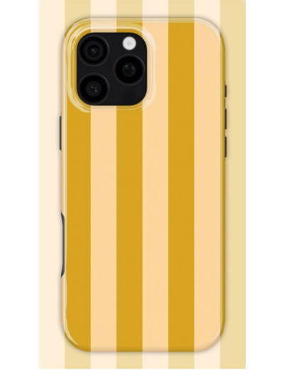 Salted Caramel Stripes Case | Coque de téléphone 3D 2en1 Ultra-résistante