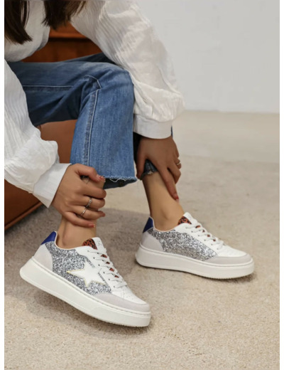 Baskets glitter silver - Griselda - Findlay