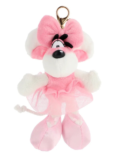 Porte-clés peluche Diddlina en robe ballerina 15cm