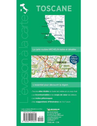 CARTES ROUTIERES ET TOURISTIQU - CARTE TOSCANE