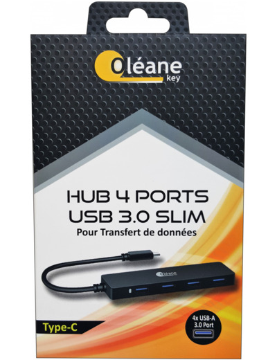 Oleanekey - HUB 4 ports USB 3.0 slim