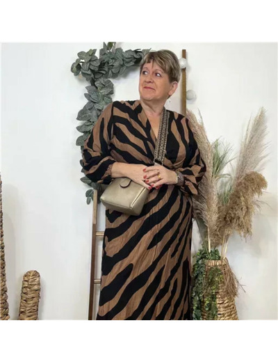 Z358-Robe Christy (T44-T52) (camel)