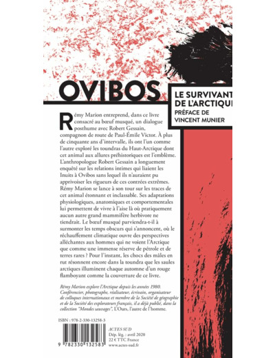 OVIBOS - LE SURVIVANT DE L'ARCTIQUE - ILLUSTRATIONS, NOIR ET BLANC