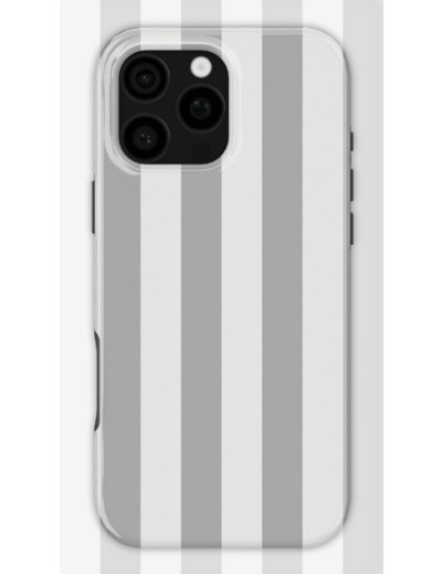 Grey Stripes Case | Coque de téléphone 3D 2en1 Ultra-résistante
