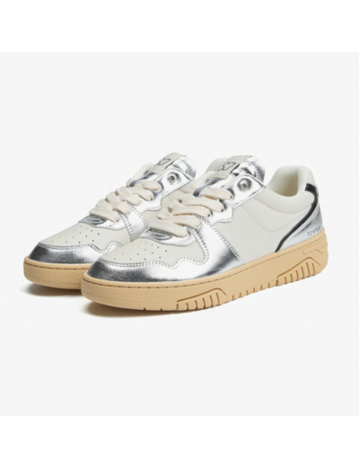 LOW SNEAKERS - Off White / Silver - SJ