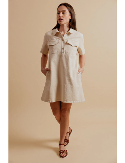 Adeline - Robe Beige