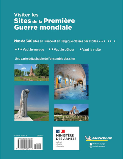 LIVRES THEMATIQUES TOURISTIQUE - VISITER LES SITES DE LA PREMIERE GUERRE MONDIALE