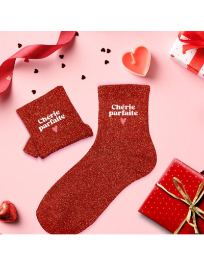 Chaussettes paillettes Chérie parfaite