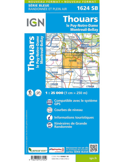 1624SB THOUARS LE PUY-NOTRE-DAME MONTREUIL-BELLAY