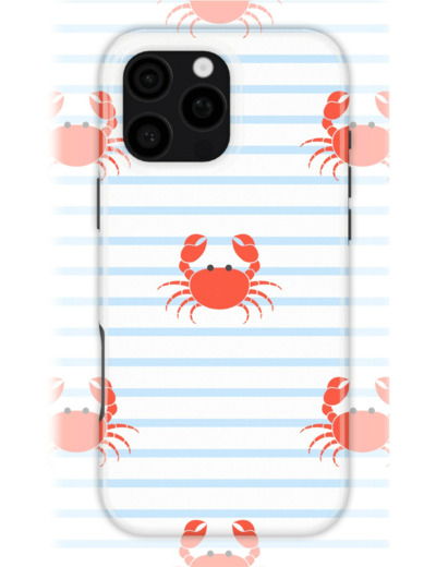 Crab Coast | Coque de téléphone 3D 2en1 Ultra-résistante