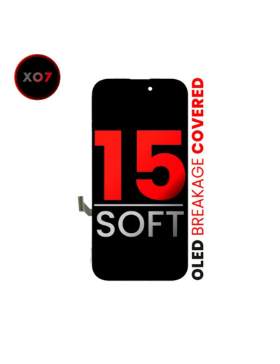 Bloc écran OLED pour iPhone 15 - XO7 Soft
