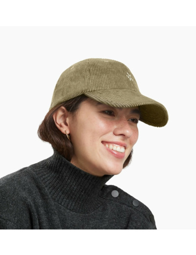 Casquette Jess kaki en velours côtelé - Vanessa Wu