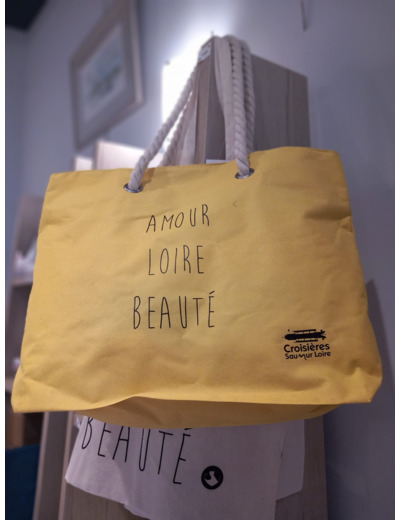 Sac de plage "Amour Loire Beauté"