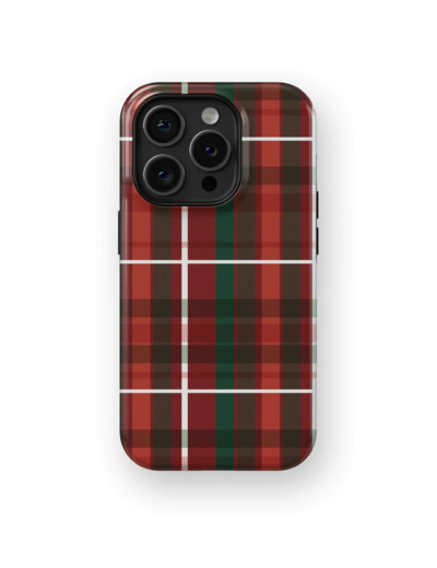Holiday Tartan | Coque de téléphone 3D 2en1 Ultra-résistante