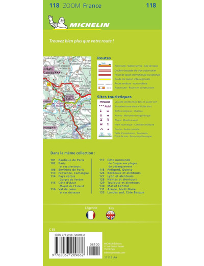 CARTE ZOOM PERIGORD QUERCY