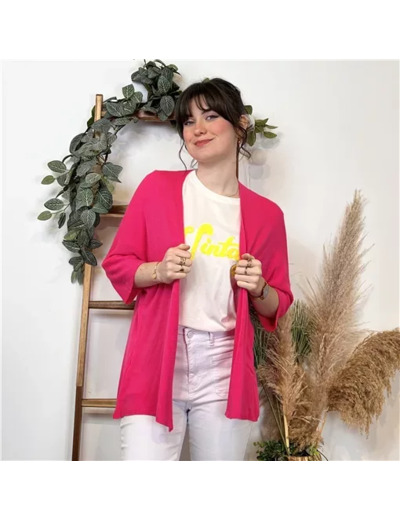 K298- Gilet léger (Tu) 🇮🇹 (fuchsia)