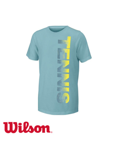 WILSON TENNIS TECH TEE-SHIRT Aqua