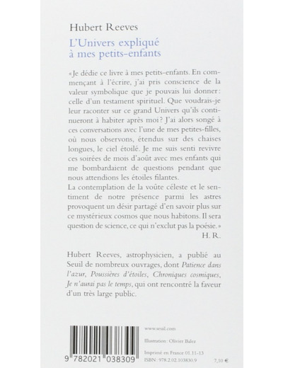 L'UNIVERS EXPLIQUE A MES PETITS-ENFANTS - (EDITION COLLECTOR 2019)