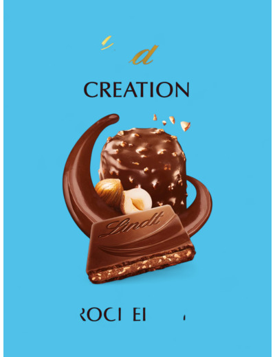 Chocolat Lindt Creation - Rocher au lait