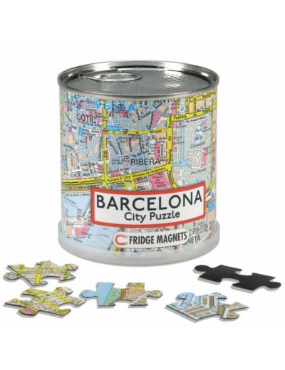 CITY PUZZLE BARCELONE 100 PIECES MAGNET.