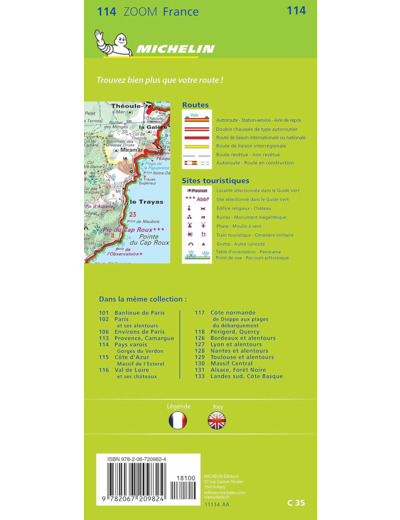 CARTE ZOOM PAYS VAROIS, GORGES DU VERDON