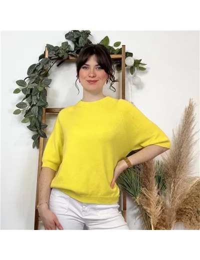 K311- pull Manches courtes (Tu) 🇮🇹 (jaune)