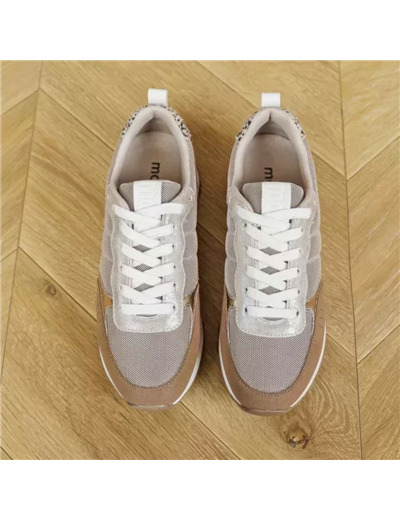 R402- Sneakers Moow "Grande Pointure" (T40-T43) (camel)