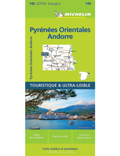 CARTE ZOOM PYRENEES ORIENTALES, ANDORRE