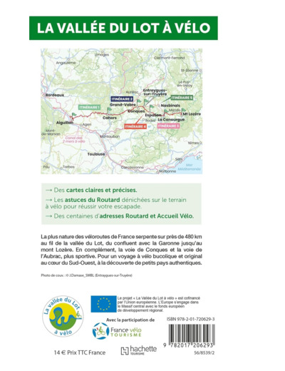 GUIDE DU ROUTARD VALLEE DU LOT A VELO
