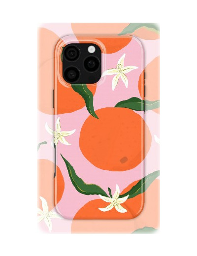 Orange Delight | Coque de téléphone 3D 2en1 Ultra-résistante