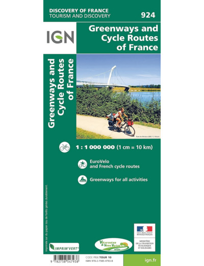 924 - VELOROUTES ET VOIES VERTES DE FRANCE