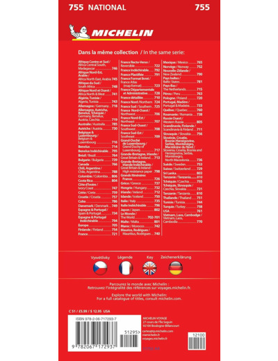 CARTE NATIONALE TCHEQUIE / CZECHIA