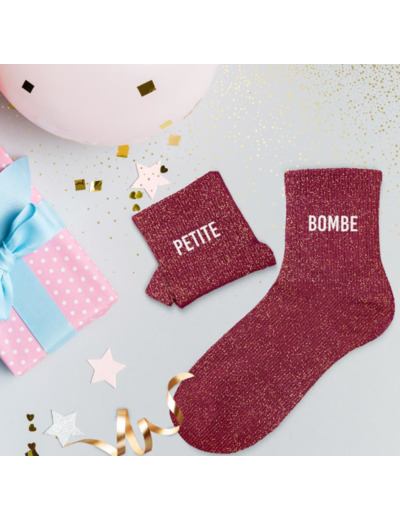 STC Chaussettes paillettes duo petite bombe