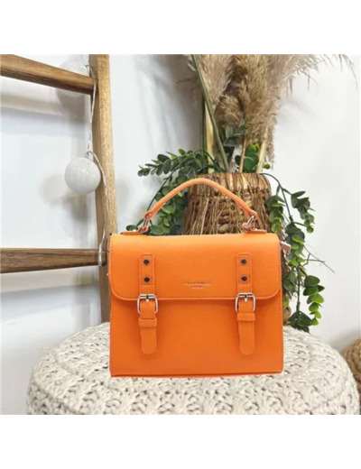 P501- Sac cartable Flora & Co (orange)