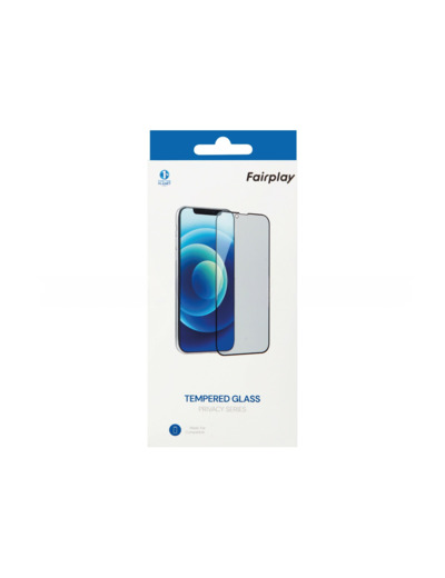 FAIRPLAY PRIVACY Verre trempé privé / Protection écran anti-espion iPhone