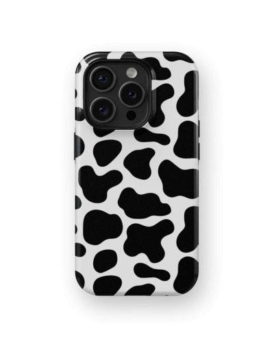 Black & White Flair | Coque de téléphone 3D 2en1 Ultra-résistante