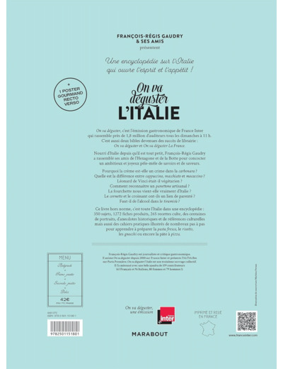 ON VA DEGUSTER L'ITALIE