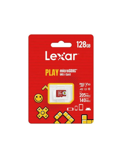 LEXAR Carte microSDXC PLAY II compatible Nintendo Switch (128/256Go)